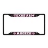 FANMATS 31285 Texas A&M Aggies Metal License Plate Frame Black