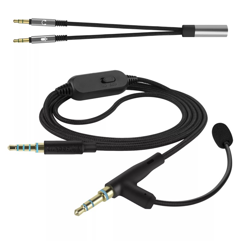 sony Geekria Boom Mic Headphones Cable for Sony WH-1000XM5 WH-1000XM4