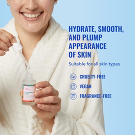 Good Molecules Hyaluronic Acid Serum - 1% Hyaluronic Acid Non-greasy Ultra Hydrating Serum, Facial Moisturizer for Plumper Skin, Skin Care for Face