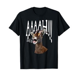 Ahhh Screaming Goat Gift Funny Goat Lover Screaming Goat T-Shirt