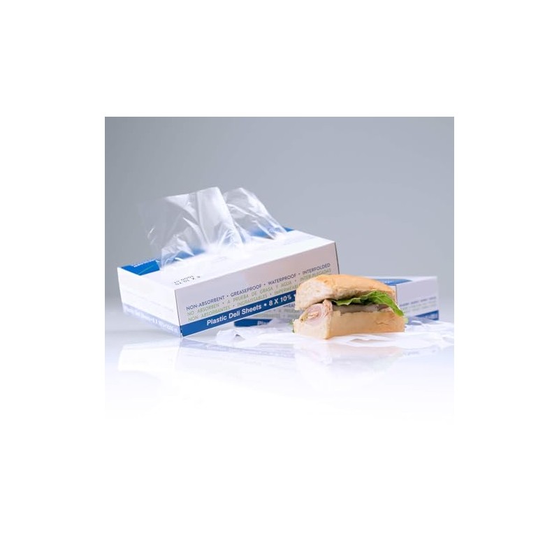 Damroos 1,000 Count - 8" x 10 3/4" Deli Plastic