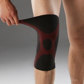 Sports Knee Brace for Fitness, Climbing, Hiking, and Trekking Knee Protector Red/XL 2ea