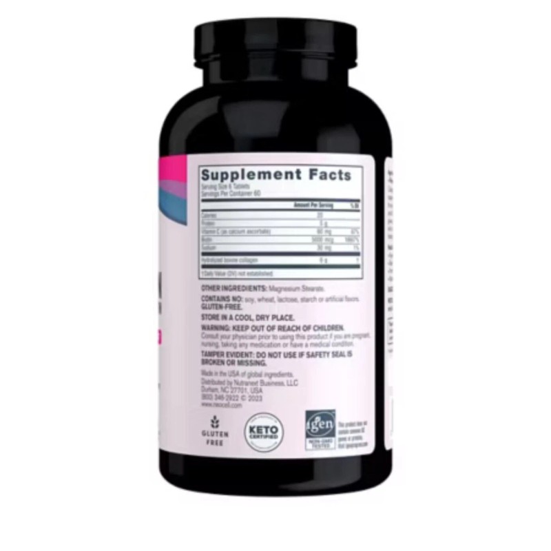 NeoCell Super Collagen + Vitamin C and Biotin Tablets, 360