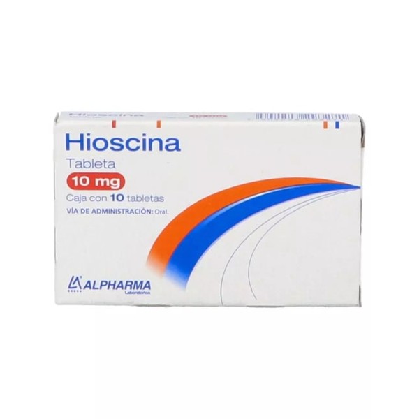 Hioscina 10 Mg Con 10 Tabletas