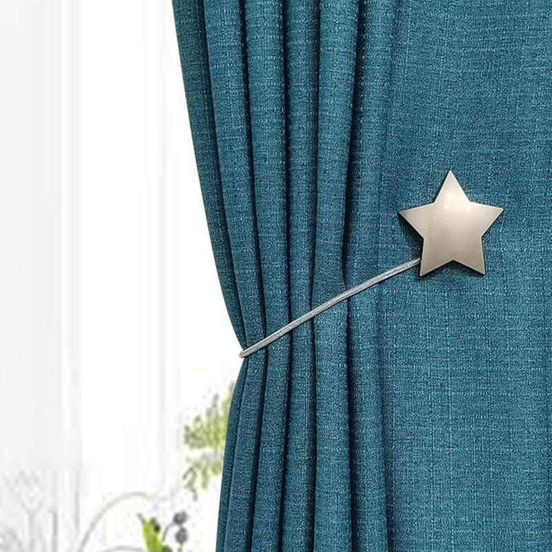 Sitengle Curtain Tassel, Magnet, Star, Curtain Accessory, Strong Magnet, Car