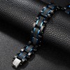Holizaly Holizaly Men's Bracelet Men's Stainless Steel Bracelet, Link Bracelet