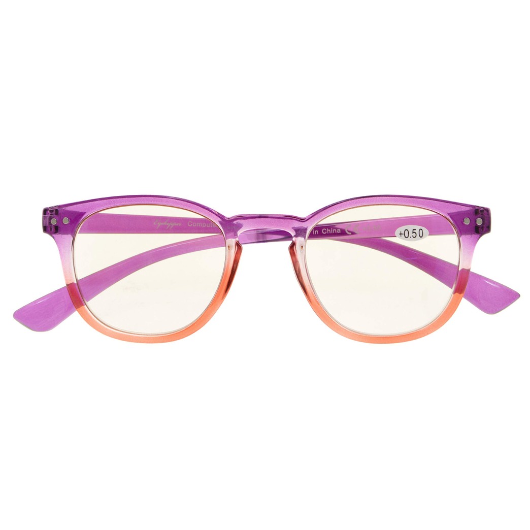 Ladies Blue Light Filter Glasses Stylish Computer Eyeglasses for Women Reading