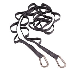 CAPTAIN STAG UM-1565 Monte Hanging Chain, Clothesline with Carabiner, Loop Rope, Black, Total Length 82.7 inches (210 cm)