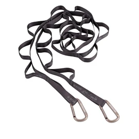 CAPTAIN STAG UM-1565 Monte Hanging Chain, Clothesline with Carabiner, Loop Rope, Black, Total Length 82.7 inches (210 cm)
