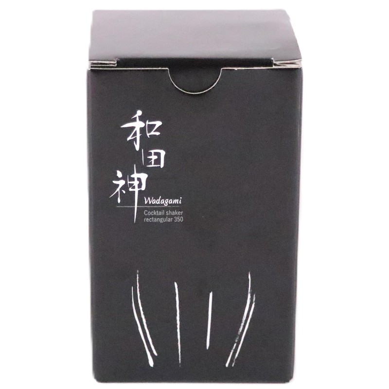 Kanda Wadagami 18-8 10 Square Cocktail Shaker 350 Cocktail Bar