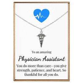 Physician assistant gifts for pa week, Pa week gifts, Med student white coat ceremony gift, Medical student gift, Medical school graduation present for women, Physician assistant necklace