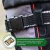 PATIKIL Metal Buckle, 4 Pack Quick Side Release Clips for