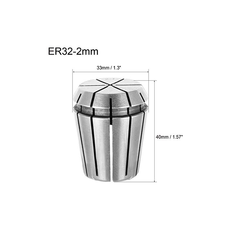 sourcing map ER32 2mm Spring Collet Chuck for CNC Engraving