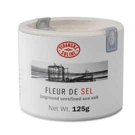 [Piran Salt] Slovenia Salt Flower, Crystal Salt, Sun-dried Salt Bottle, 4.4 oz (125 g)