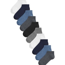 NEXT Trainer Socks Pack of 10, multicoloured