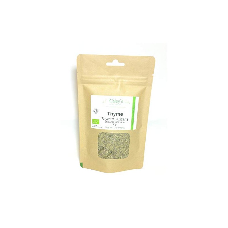 Organic Thyme Dried Herb (Thymus vulgaris) (50g)