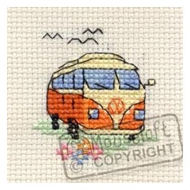 Mouseloft Mini Cross Stitch Kit - Camper Van, Stitchlets Collection