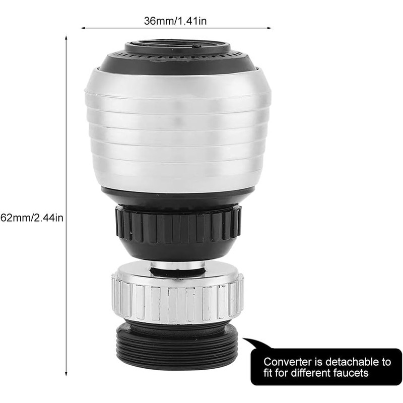 360 Grados Giratorios Airator de Lujo de Lujo que Ahorra