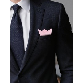 Mantieqingway Cotton Handkerchiefs for Men Solid Color Pocket Square for Suit Formal Wedding Church