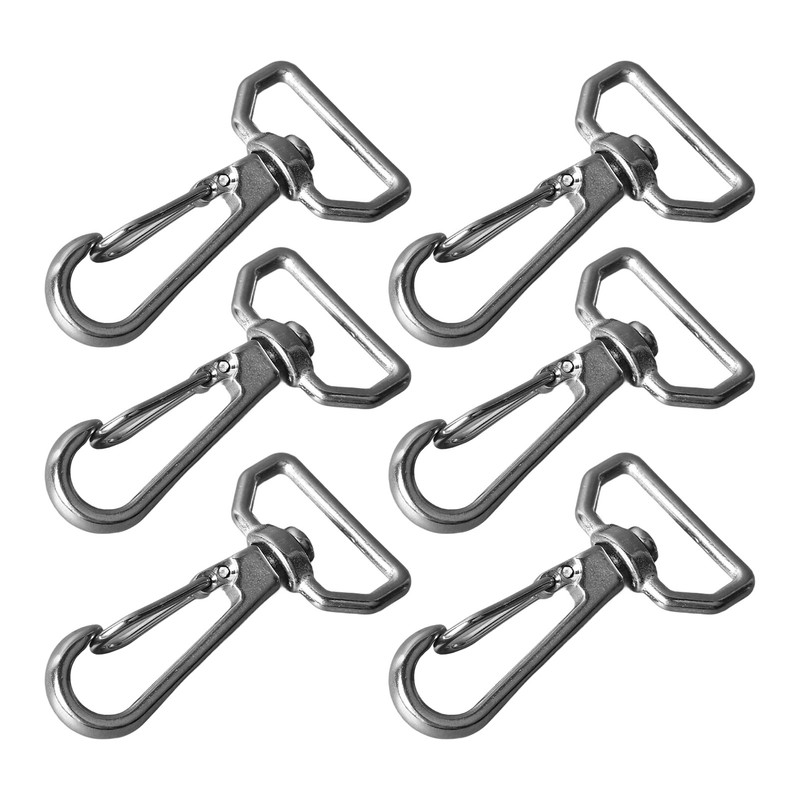 6pcs Webbing Belt Spring Hooks 316 Stainless Steel Universal D