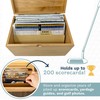 Golf Scorecard Collection Box - Holds Scorecards, Photos, Keepsakes, Yardage