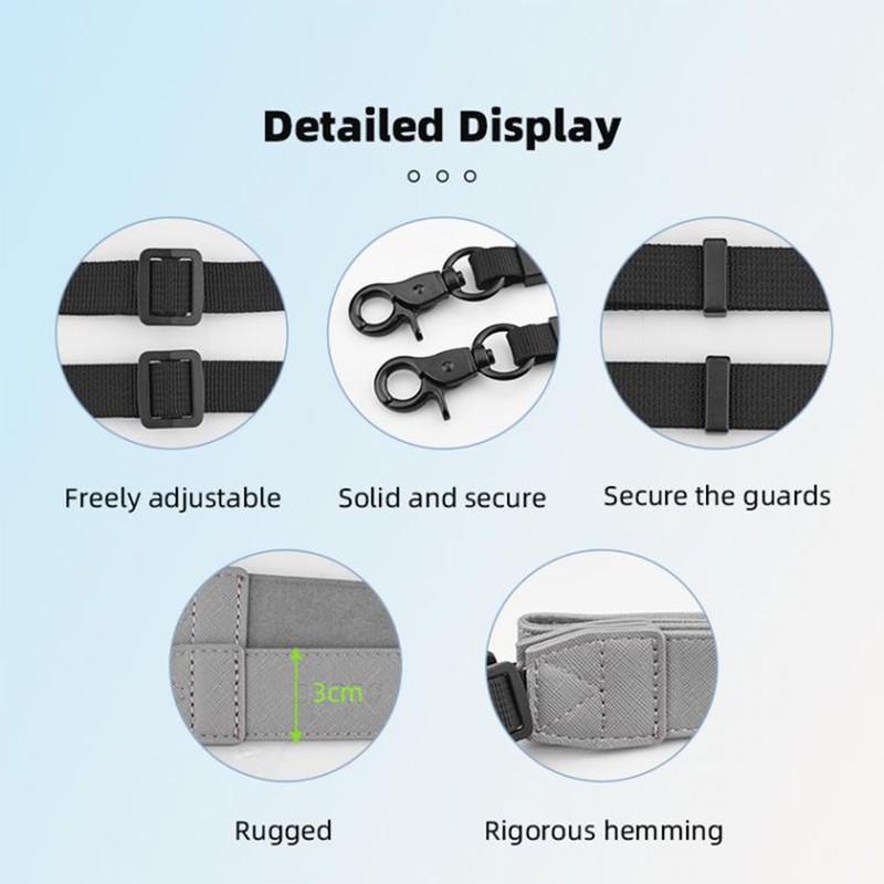 Drone Remote Control Adjustable Neck Strap PU Leather RC Controller