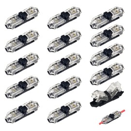 WMYCONGCONG 15 Pcs 1 Pin 1 Way Low Voltage Wire Connector Universal Compact Type I Connectors No Stripping Required