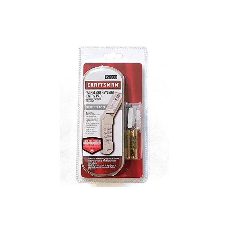 Craftsman Wireless Keyless Entry 139.57939 57939