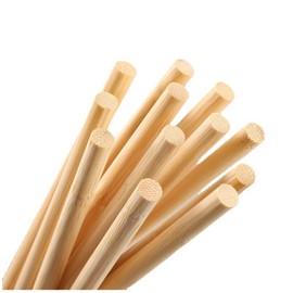 HOPELF 10PCS Dowel Rods Wood Sticks Wooden Dowel Rods - 1/2 x 36 Inch Bamboo Sticks - for Crafts，Hardwood Dowel Rod Assortment，Wooden Rod Sticks Doweling Rods， DIYers.