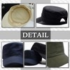 CHROME CRANE CB056 Men's Women's Solid Military Cap, Hat, Work