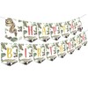 Fangleland Reptile Happy Birthday Banner Decorations - Reptile Themed Hanging