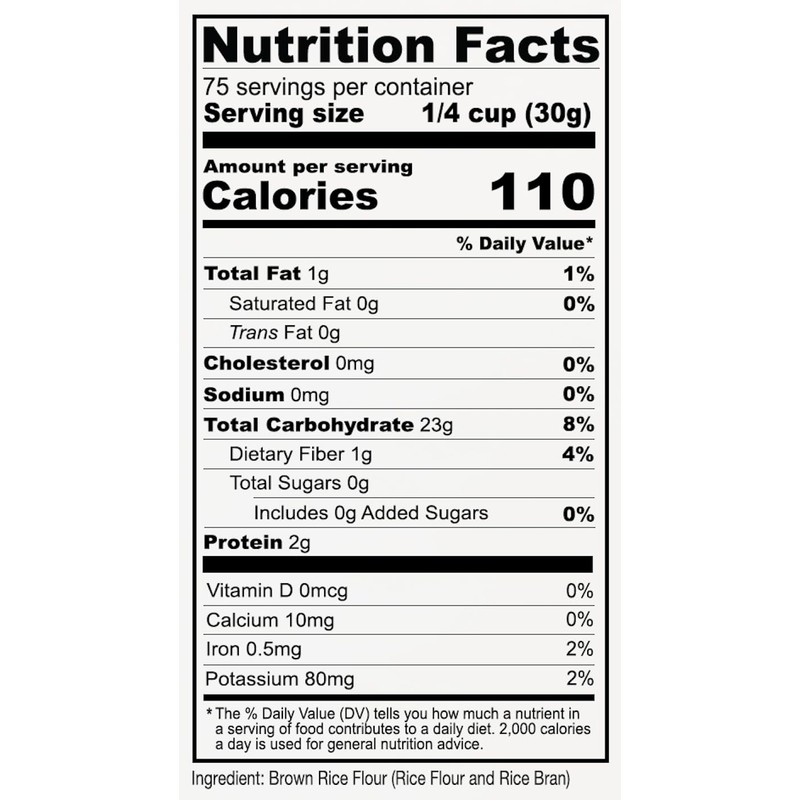Anthony's Brown Rice Flour, 5 lb, Gluten Free, Non GMO,
