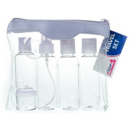 Danielle Air Travel Bottle Set, 7 Piece