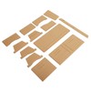 13 Pcs Leather Wallet Template Transparent Clear Acrylic Leather Template