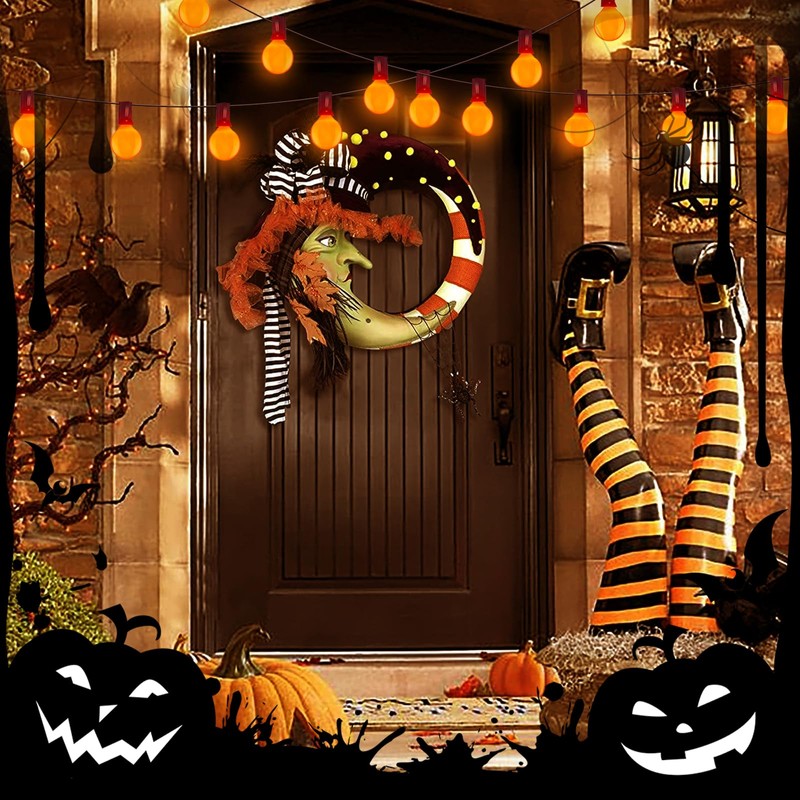 Cbebew Orange G40 Replacement Bulbs, 25 Pack Halloween G40 Globe