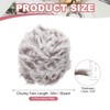 PATIKIL 35yds Faux Fur Yarn, 4 Skeins 0.7" OD 50g