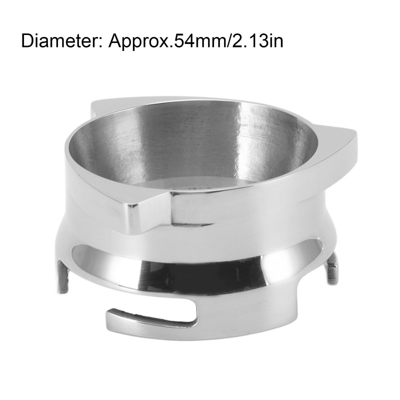 Coffee Dosing Funnel Stainless Steel Firmly Link Easy Installation Rotatable