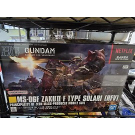 Bandai HG 1/144 ZAKU II F TYPE SOLARI Gundam Requiem for Vengeance RFV model kit