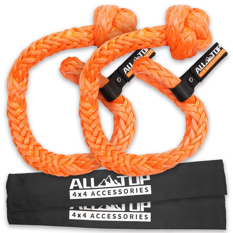 ALL-TOP Synthetic Soft Shackle & Recovery Ring Kit (2PCS 1/2in
