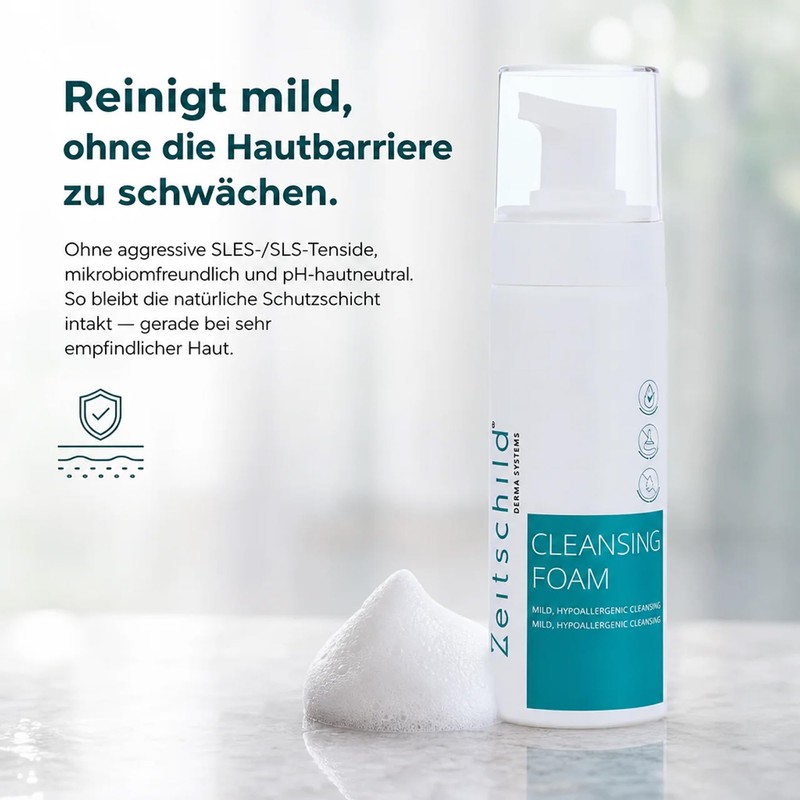 Zeitschild Cleansing Foam 200ml - Mild Cleansing Foam