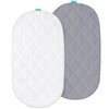 Bassinet Mattress Pad Cover, Fits 12" x 27" Moses Basket