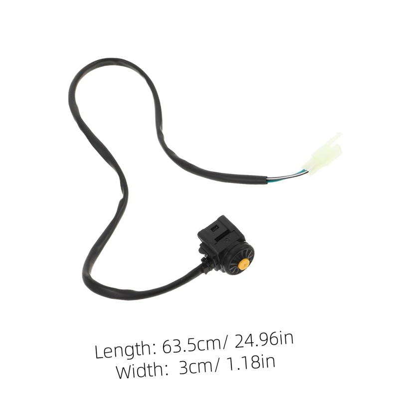 Gatuida 2pcs Motorcycle Kill Switch Ignition Button Replacement Ergonomic Design