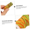 Gadpiparty 12Rolls Durable Waxed Threads for Crafts Functional Waxed Cord