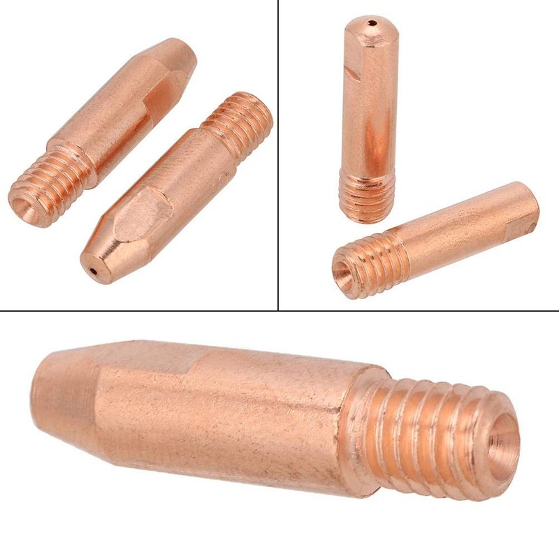 Welding Torch Contact Tip 20 Pcs 1.2mm Copper Contact Tip
