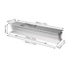Solid State Relay Heat Sink Single Phase SSR Heatsink Aluminum