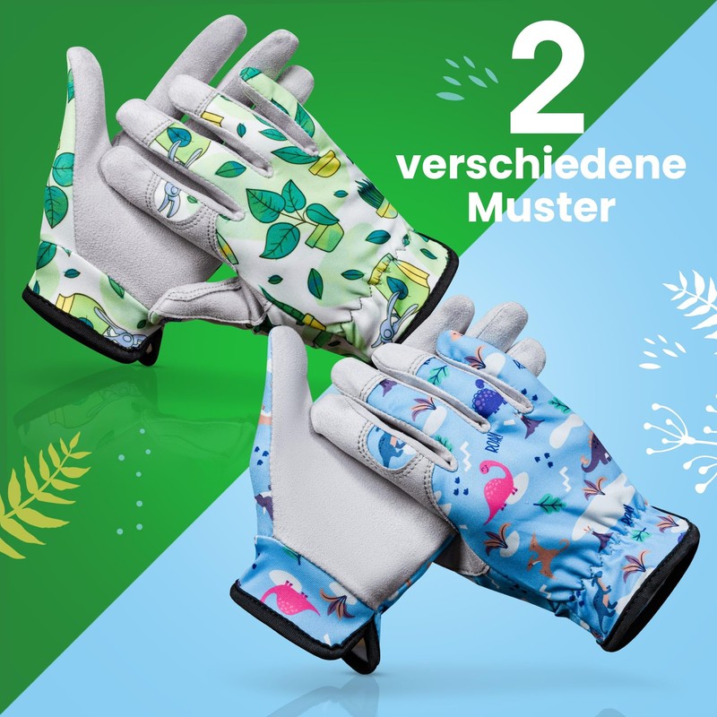 LAUTER SCHUTZ ® Kids: Premium Work Gloves (Stretchy Polyester &