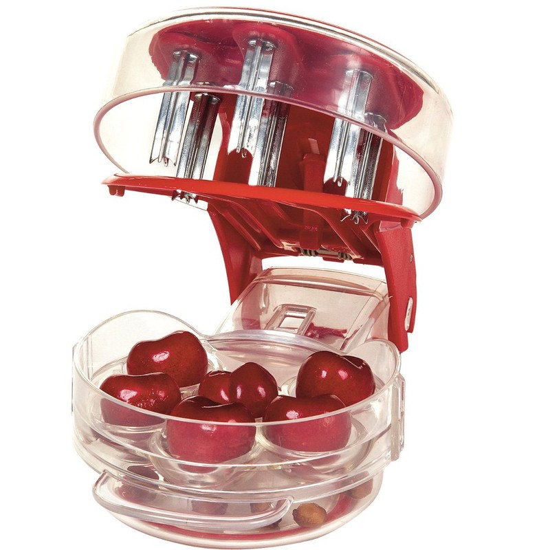 Condello Casa Multi Cherry Pitter Machine Mason Jar for 6