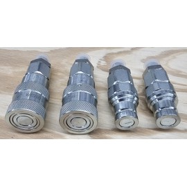 SALE  3/8 - DIN 8L - Flat Face Quick Connect SET Mini Excavator AGT Chinese Mini