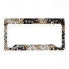 CafePress Silver Rhinestone Art Nouveau License Plate Holder Aluminum License
