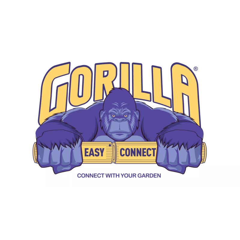 GORILLA EASY CONNECT Locking Garden Hose Quick Connect Fittings. ¾